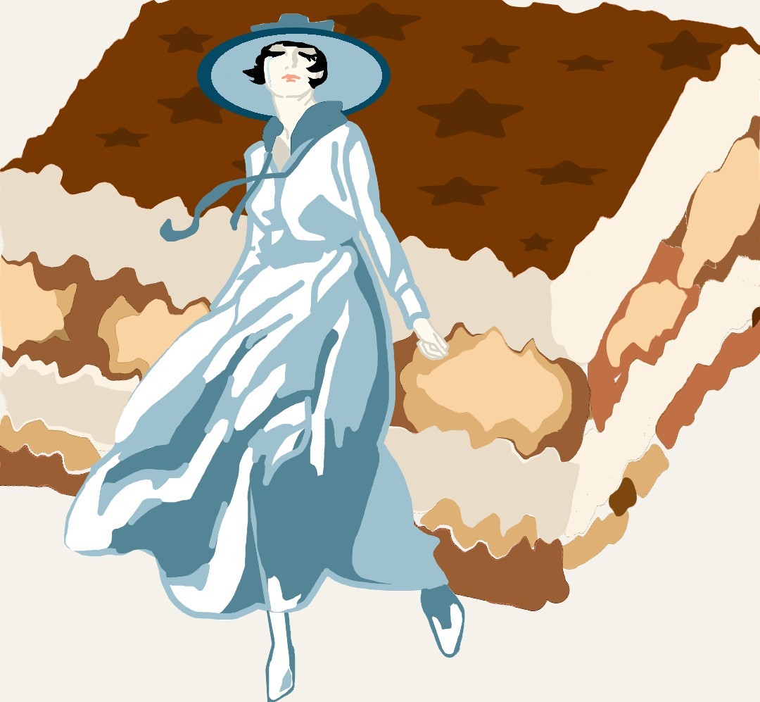 Makona crying beside tiramisu